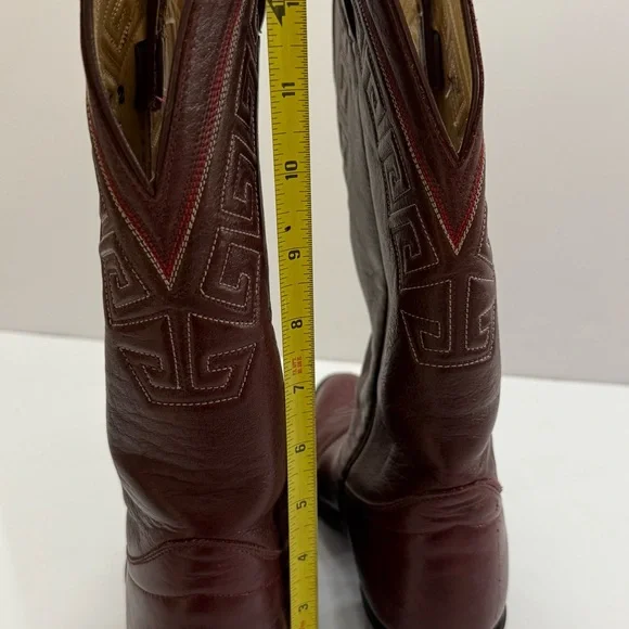 Women's Hondo Western leather cowgirl boots size 7-B - Picture 5 of 13